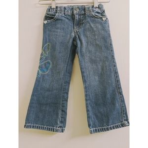 Old Navy 3T Toddler Jeans With Butterflies